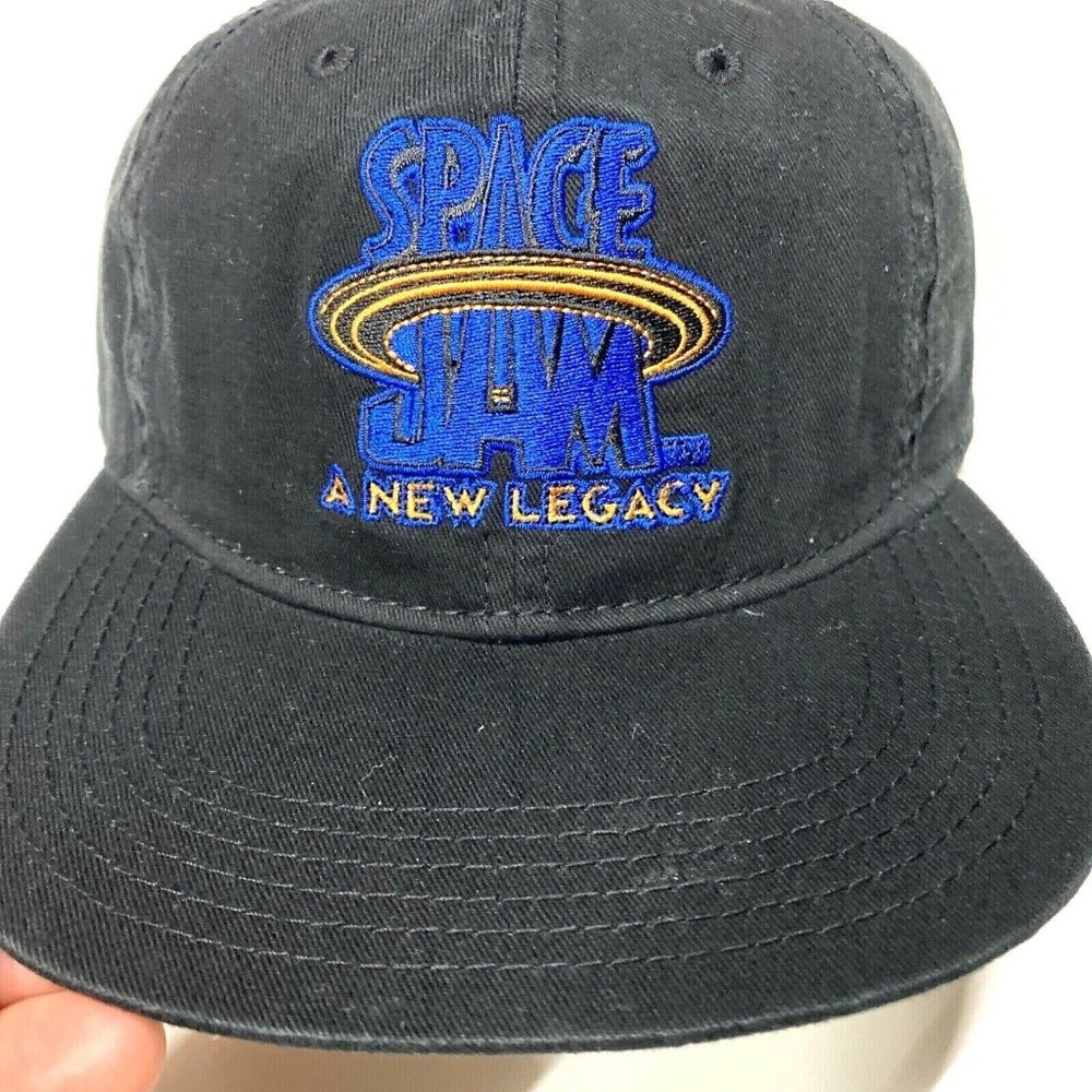 NEW Space Jam A New Legacy Tune Squad Logo Snapback Small Blemish On Lid Black